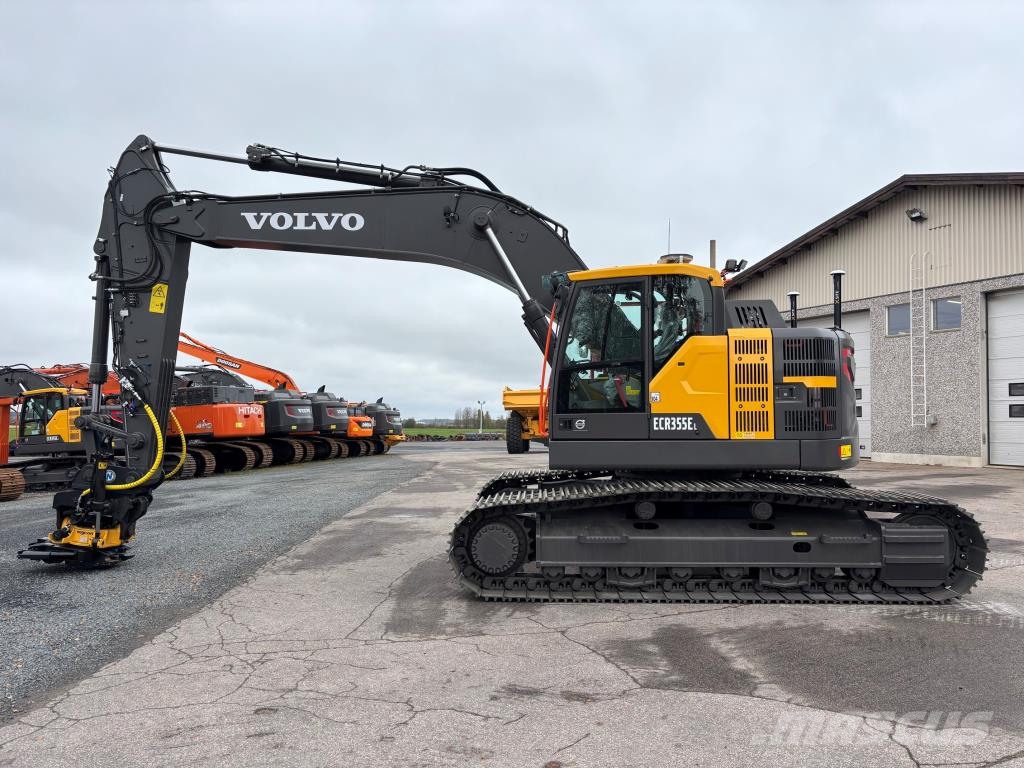 Volvo ECR355EL + 700MM TELAT + RASVARI + LÄMMITIN + ENGC Kāpurķēžu ekskavatori
