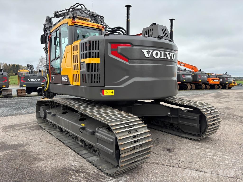 Volvo ECR355EL + 700MM TELAT + RASVARI + LÄMMITIN + ENGC Kāpurķēžu ekskavatori