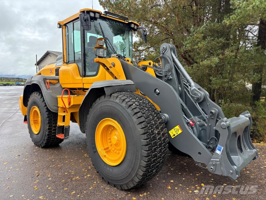 Volvo L110H + PIKALIITIN + KAHDET LISÄHYDRAULIIKAT + BSS Cargadoras sobre ruedas