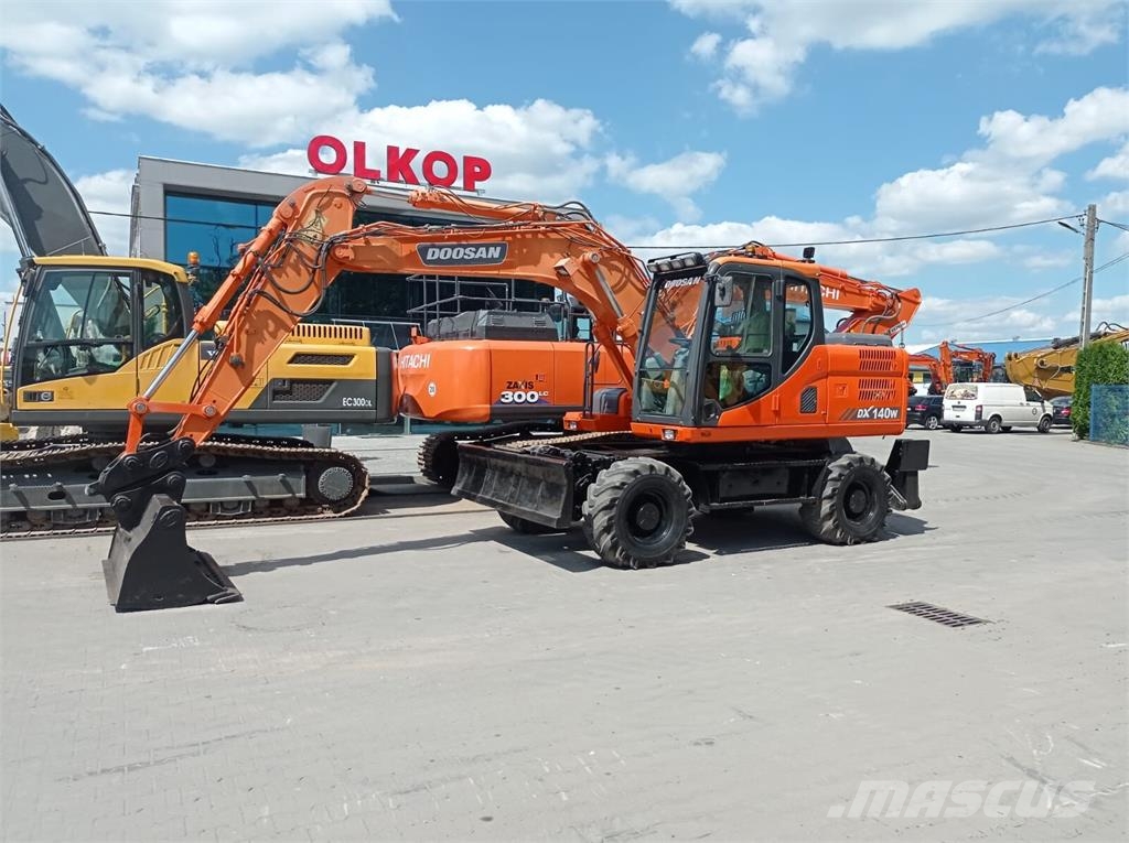 Doosan DX140 W-3 Z SYSTEMEM 3D LEICA Escavadoras de rodas
