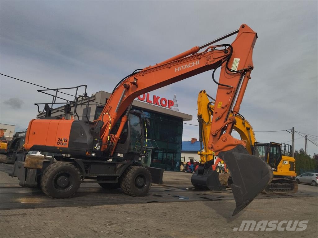 Hitachi ZX170W-5 Znak CE حفارات بعجل