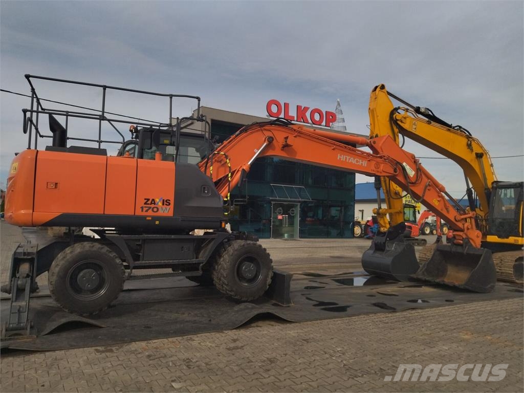 Hitachi ZX170W-5 Znak CE حفارات بعجل