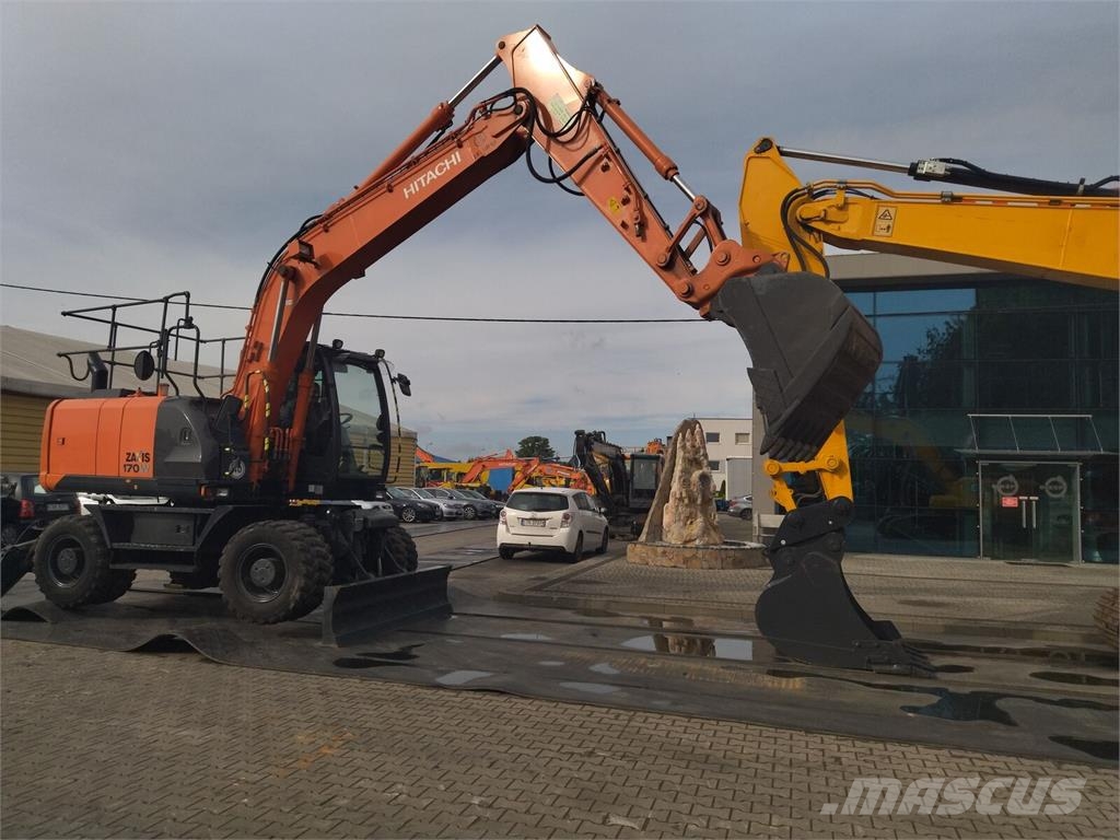 Hitachi ZX170W-5 Znak CE حفارات بعجل