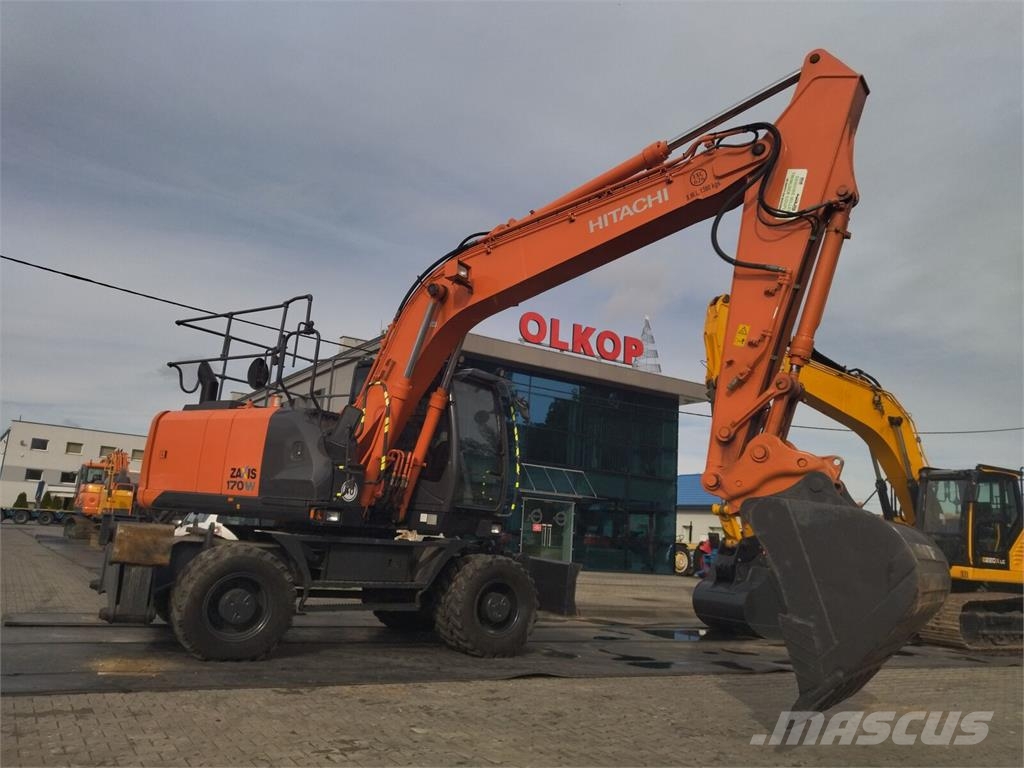 Hitachi ZX170W-5 Znak CE حفارات بعجل