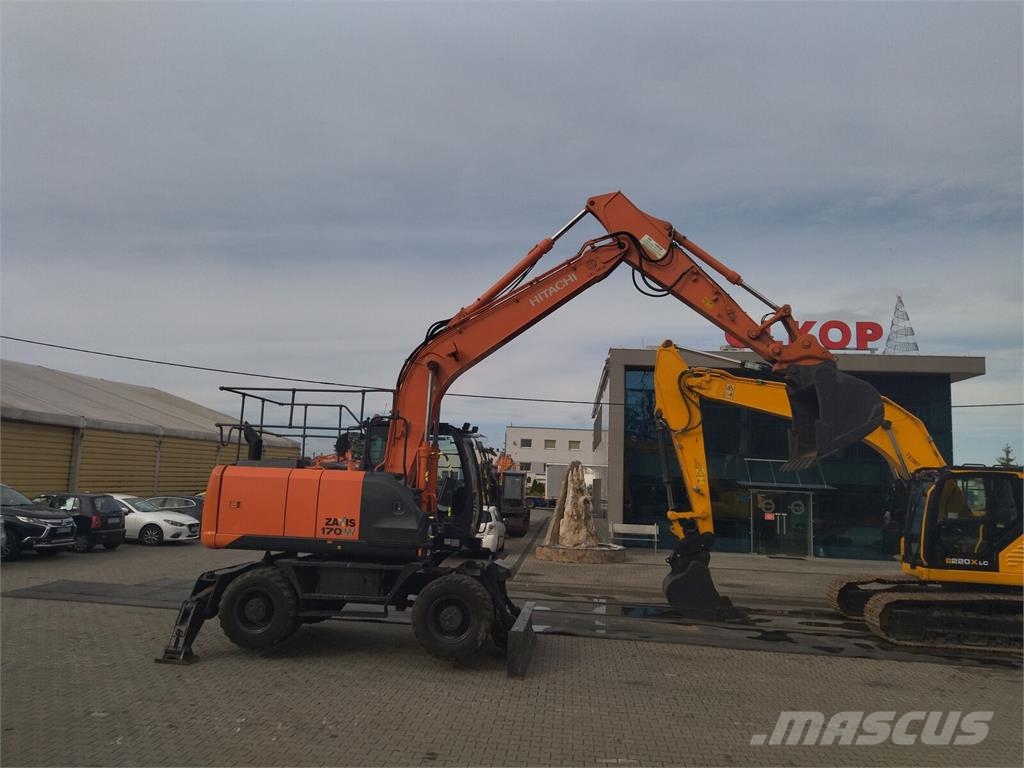 Hitachi ZX170W-5 Znak CE حفارات بعجل