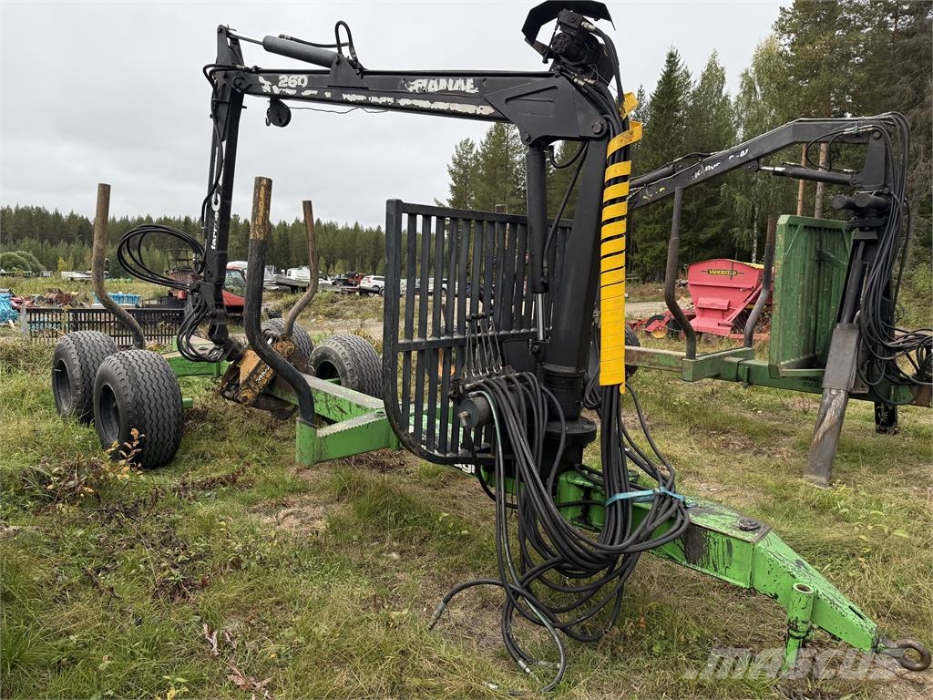 Cranab 1000 m. 260 Kran Metsäperävaunut