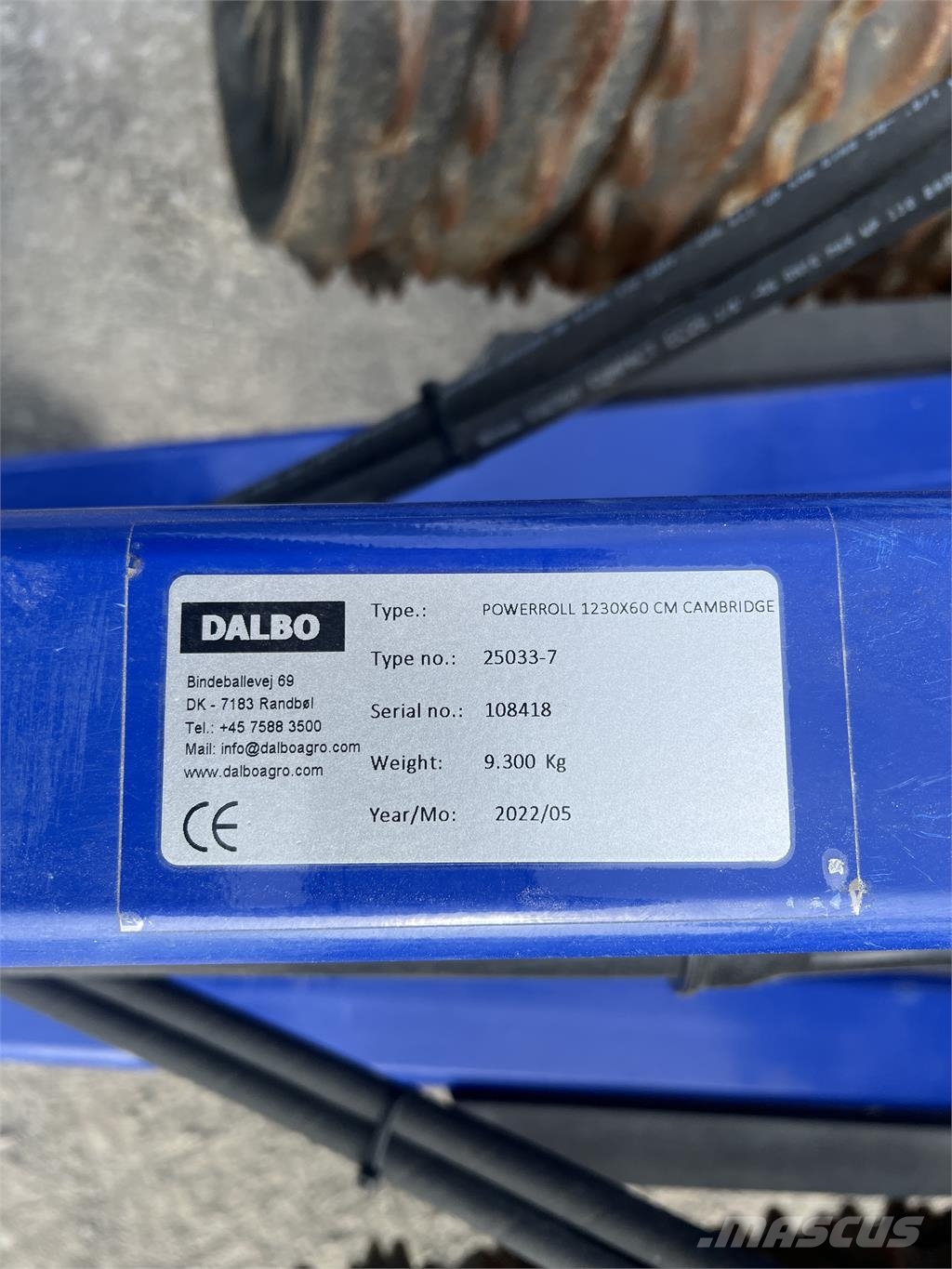 Dal-Bo Powerroll 1230 Vält Alte masini si accesorii de cultivat