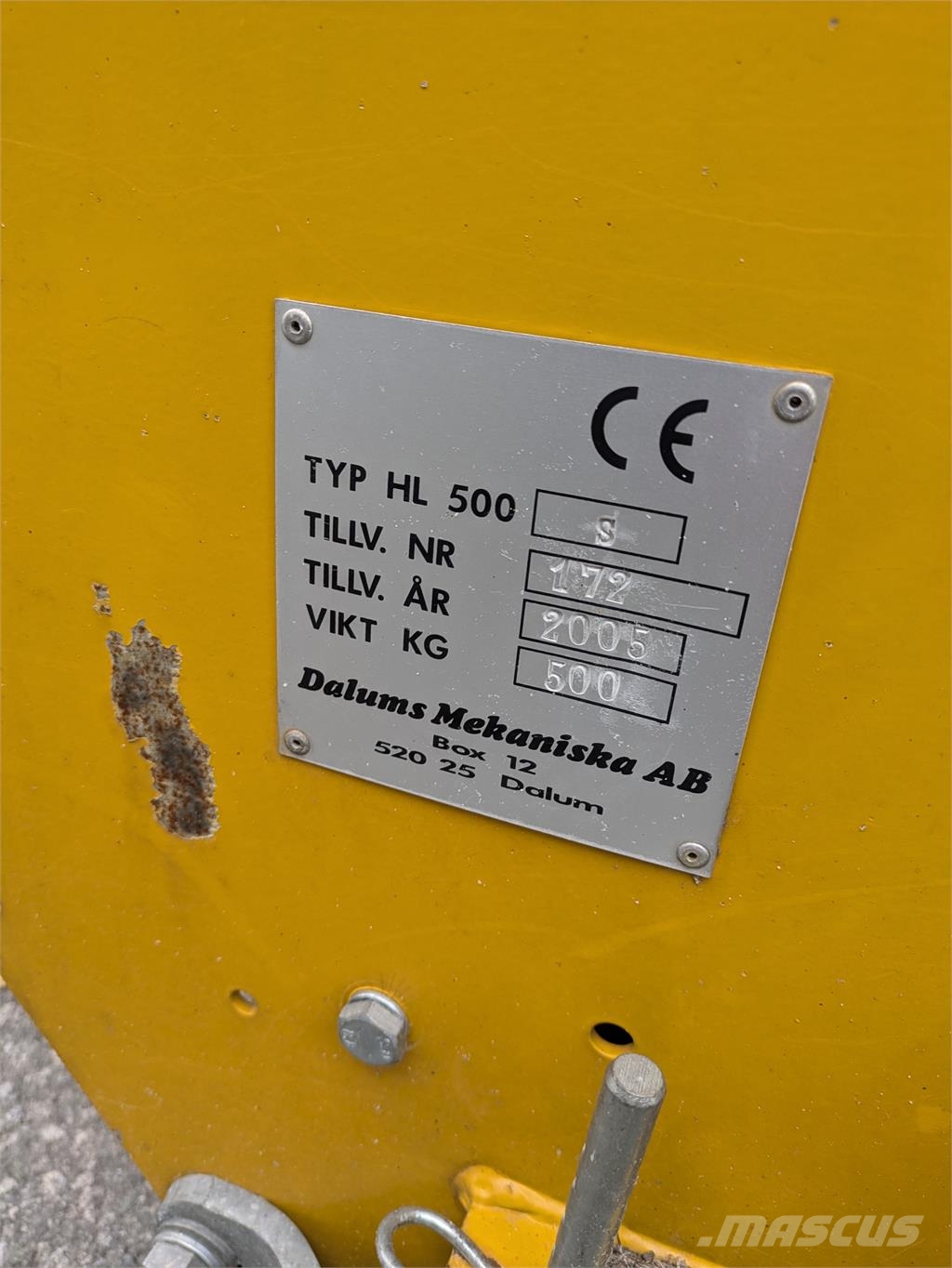 Dalum HL 500 PARKSTÄDARE Sonstige Landmaschinen