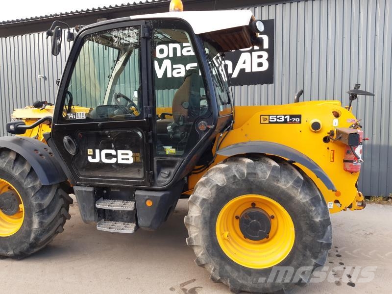 JCB 531-70 TELESKOPLASTARE لوادر بعجل