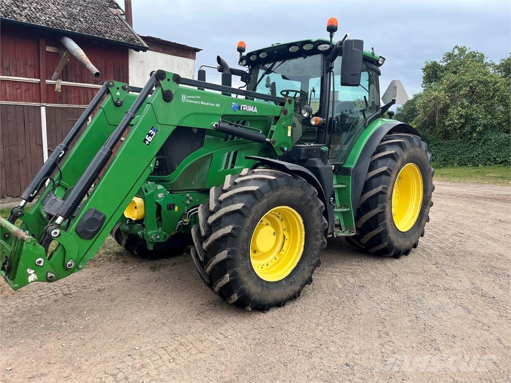 John Deere 6155R DD TRAKTOR FR.LYFT PTO Tratores Agrícolas usados