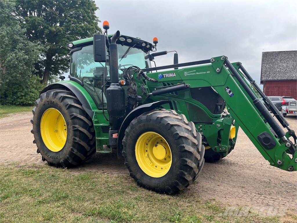 John Deere 6155R DD TRAKTOR FR.LYFT PTO Tratores Agrícolas usados