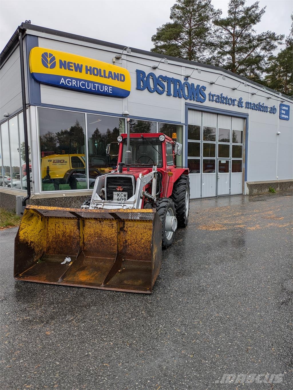 Massey Ferguson MF590 BERGSJÖ LASTARE, SNÖSKOP Traktorid
