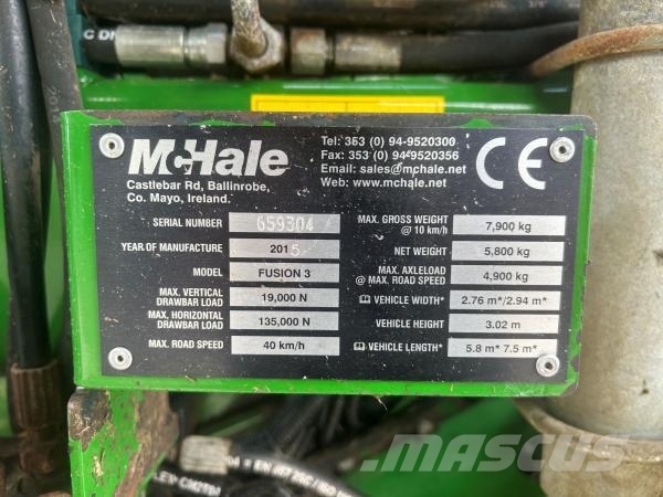 McHale FUSION 3 PLUS Rundballepresser