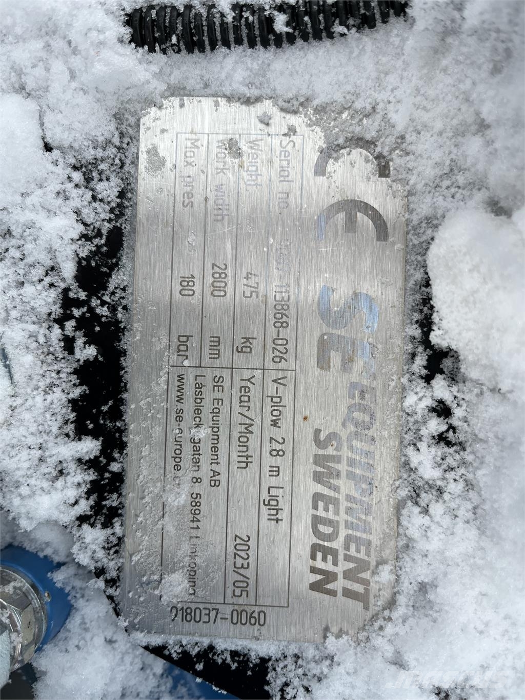 SE Equipment 280 VIKPLOG Kar küreme biçaklari