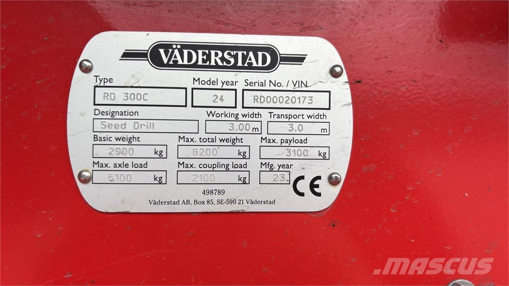 Väderstad RAPID 300C SÅMASKIN Сеялки