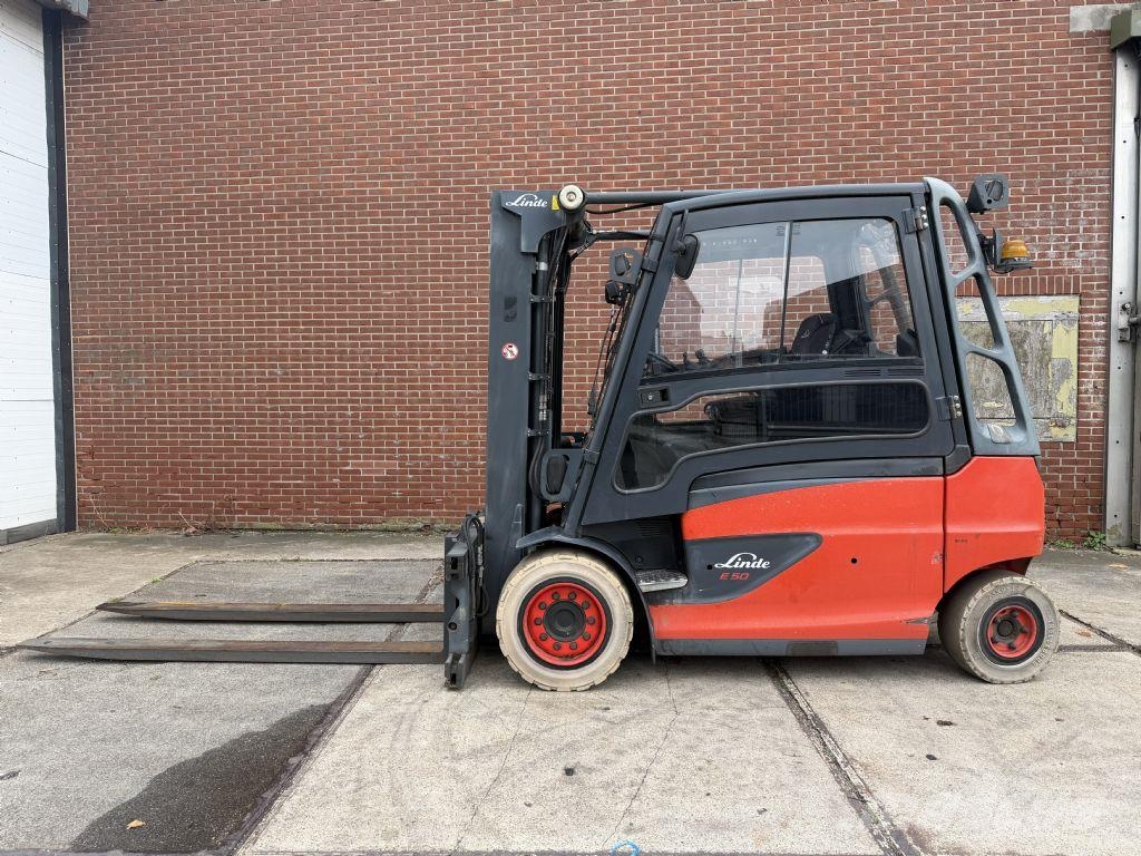 Linde E50HL-01 Elektrikli forkliftler