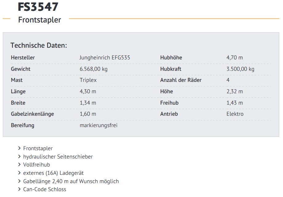 Jungheinrich DGF550S Other