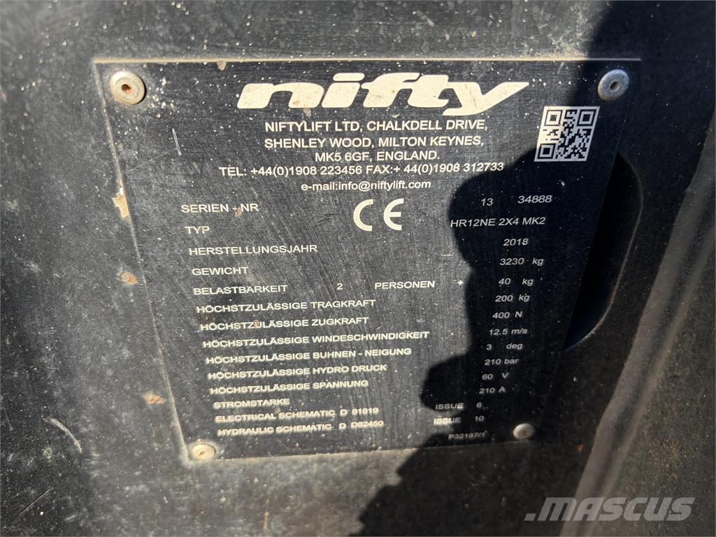 Niftylift HR12N MKII Bomliftar