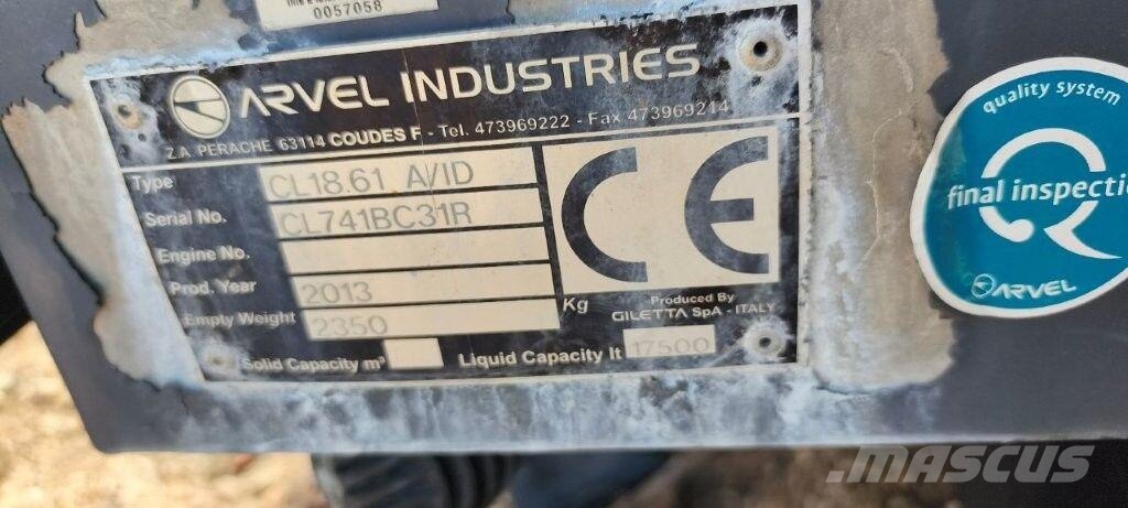  A / ID Semi Reboque Arvel Industries CL 18 . 61 A  شاحنات أخرى