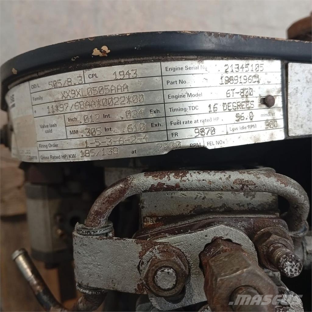 Cummins EC240,EC290 / 6CT8.3 Motor Completo 8.3 6T-830 Mootorid