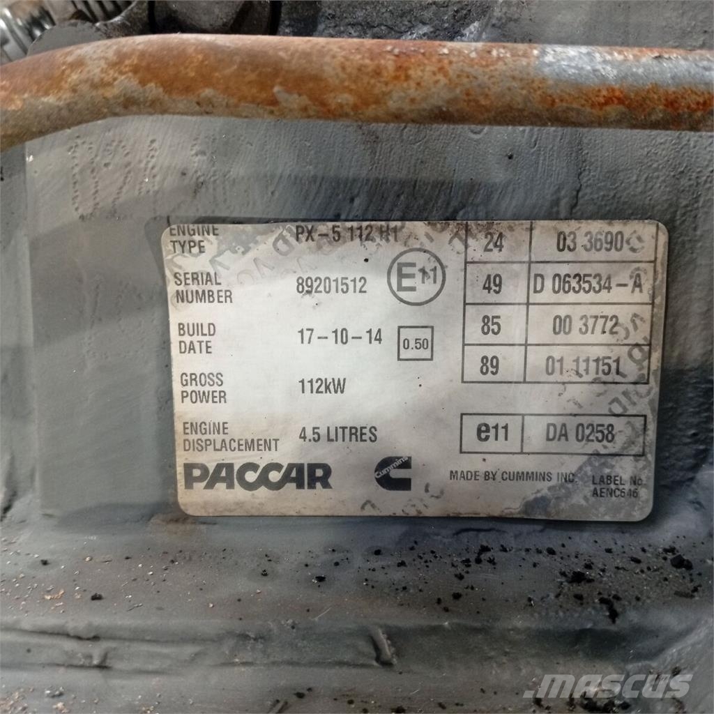 DAF LF / PX - 5 112H1 Motor Completo Paccar PX - 5 Eur محركات