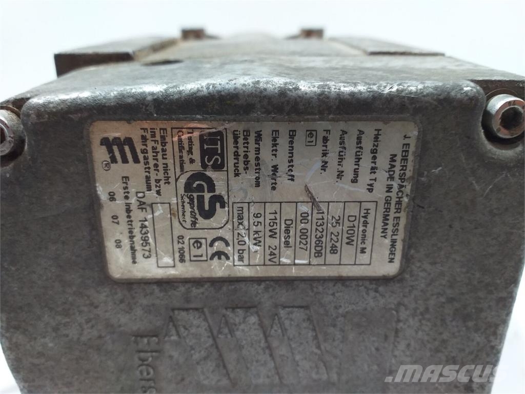 DAF /Tipo: V90 R.3.44-1 / Aquecedor Auxiliar Eberspaec 驾驶室与内部