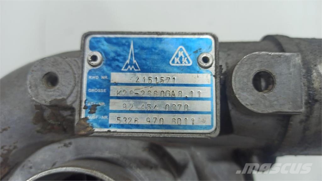 Deutz BF4L913 Turbocompressor K26 Kargo motori