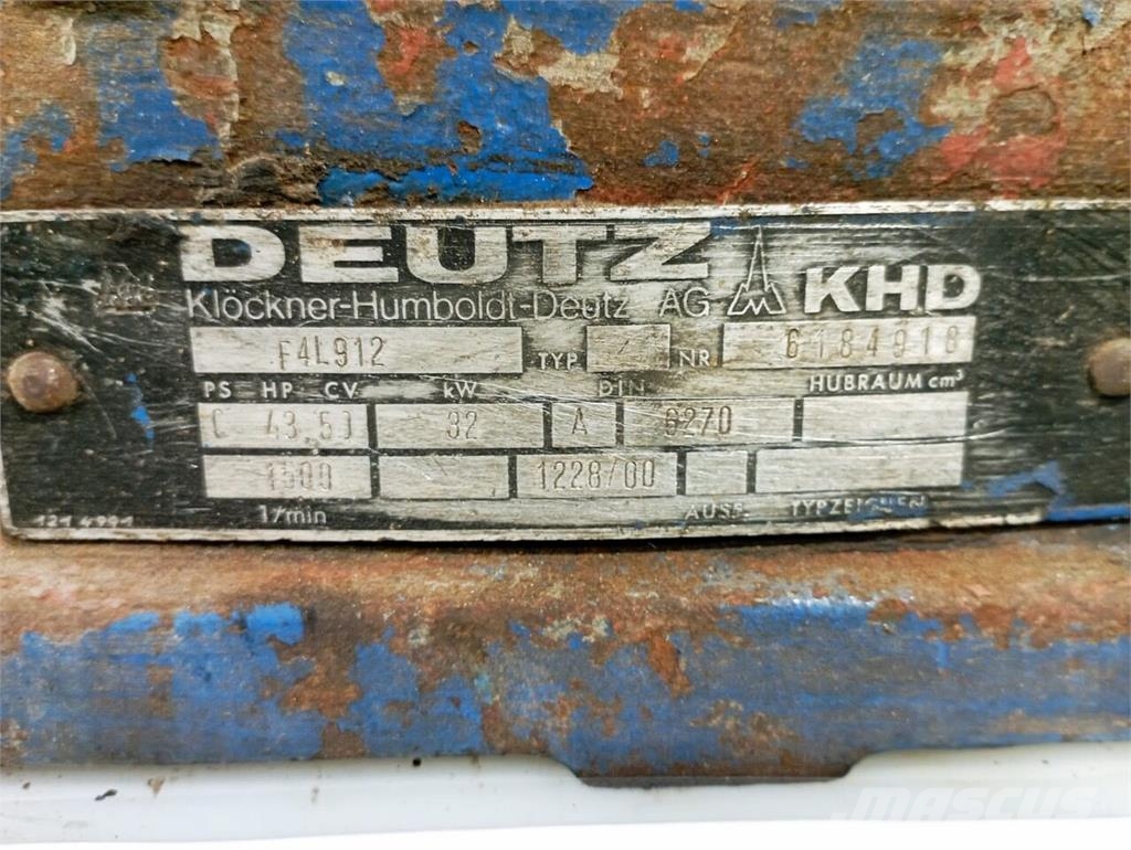 Deutz F4L912 Bloco do Motor محركات