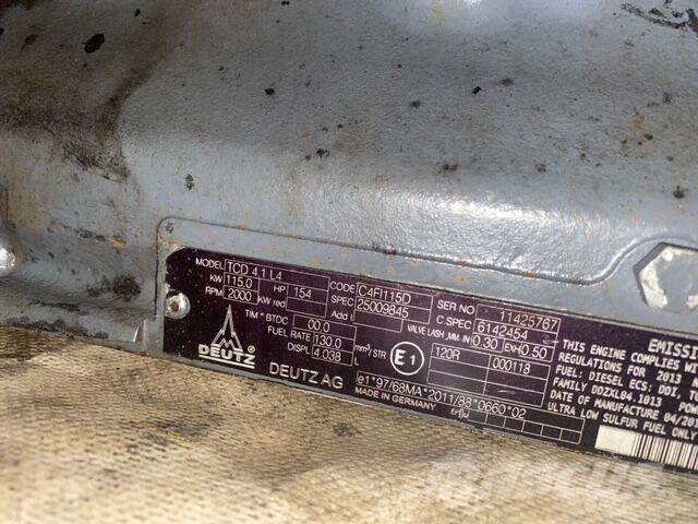 Deutz TCD4.1 L4 Bloco do Motor L4 Motory