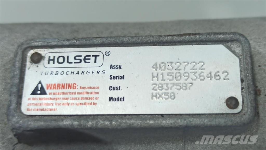 Holset TGA / D2066 LF Turbocompressor HX50 D2066LF Varikliai