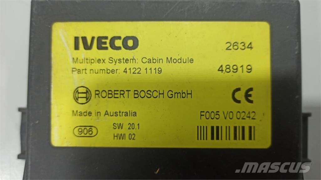 Iveco Stralis Unidade de Controlo Multiplex MUX إلكترونيات