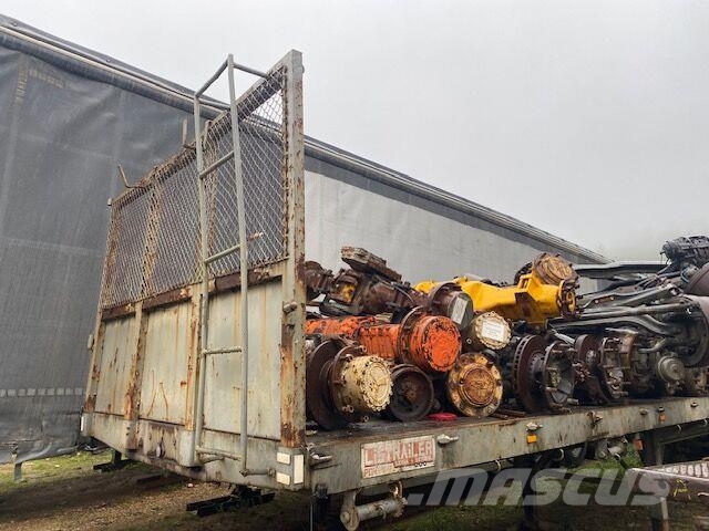 JCB Retroescavadora 3CX 4x4 Eixo Direcional 섀시 및 서스펜션