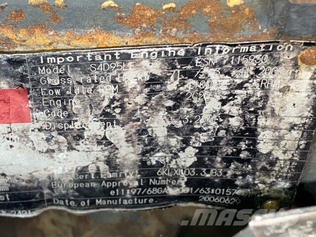 Komatsu WA90 / SAA4D95LE-3 Motor Completo S4D95LE-3 엔진