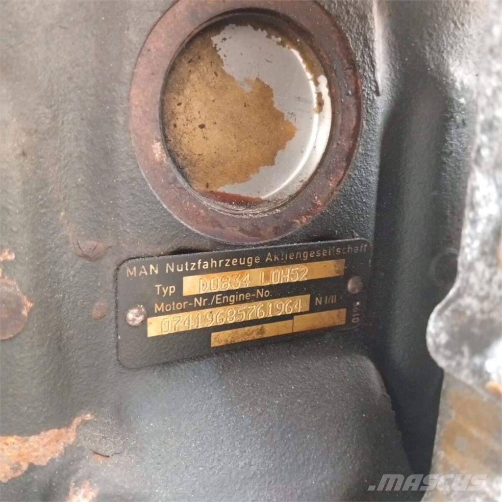 MAN D0834LOH52 Motor Completo Motorji
