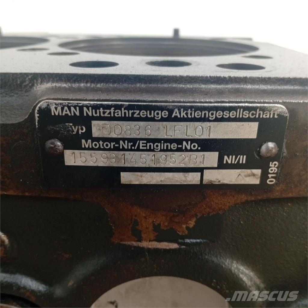 MAN D0836LFL01 Bloco do Motor Motori