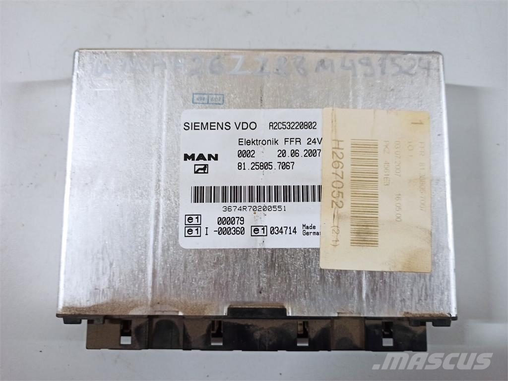MAN TGA Unidade de Controlo FFR Elektronika