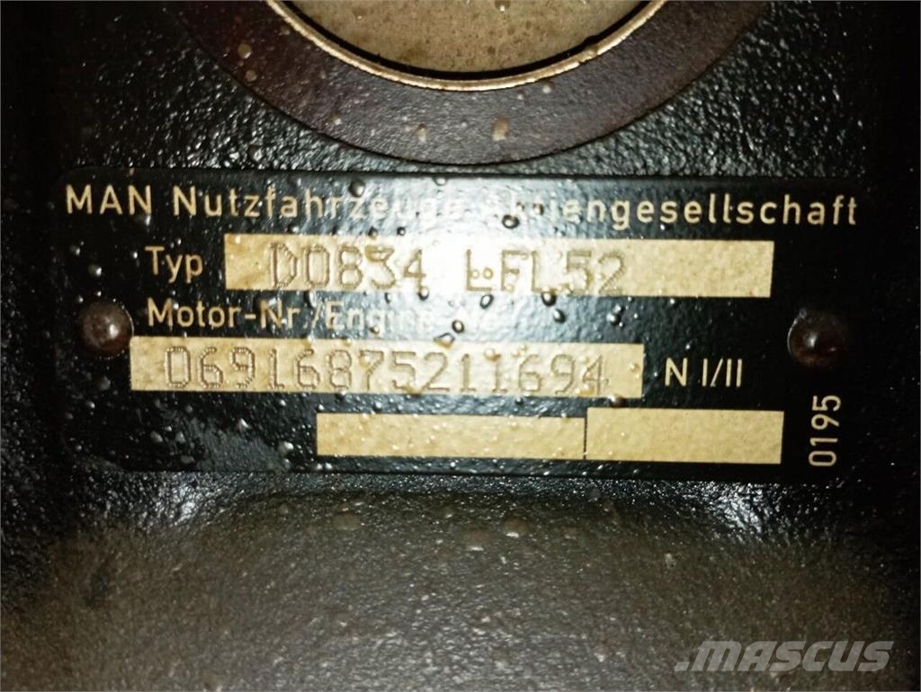 MAN TGL / D0834 Bloco do Motor D0834LFL52 Kargo motori
