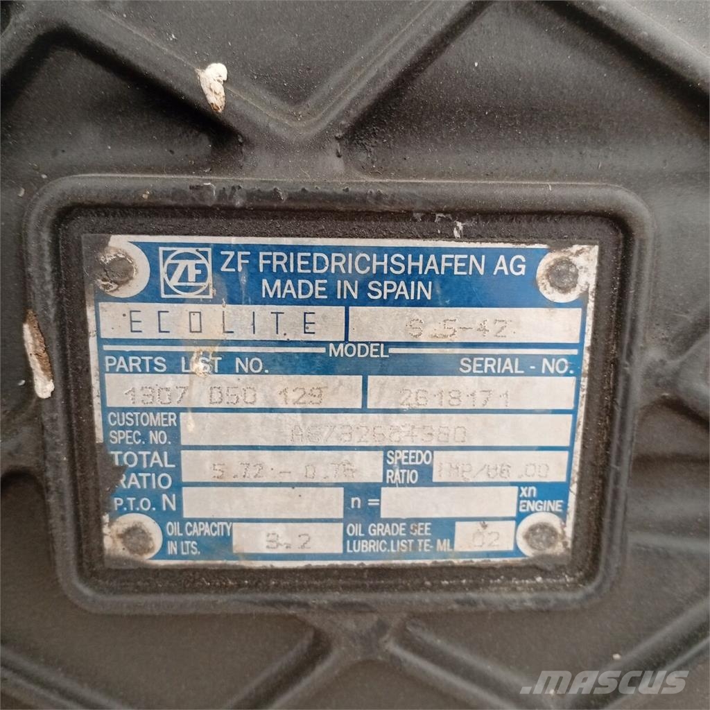 Mercedes-Benz Atego 815 / S542 Caixa de Velocidades S5.42 Hajtóművek