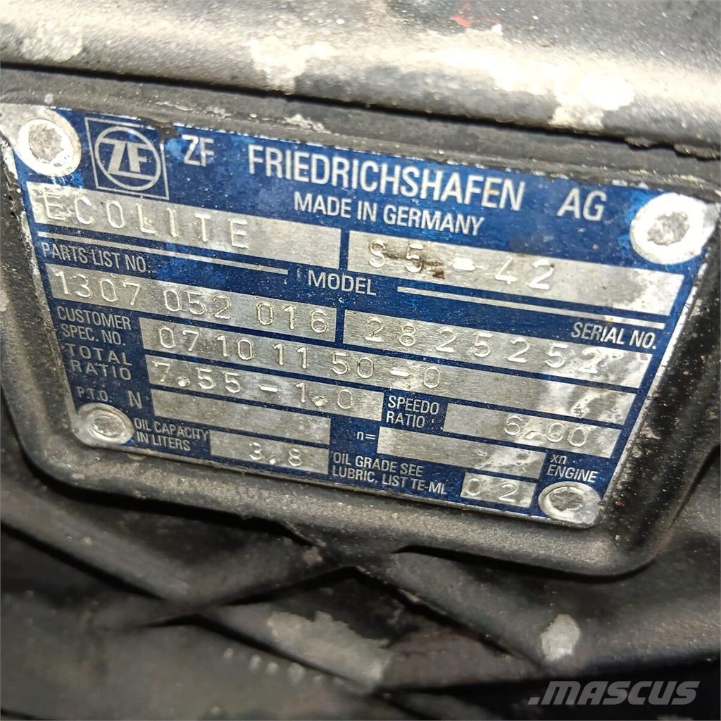 Nissan Atleon / S542 Caixa de Velocidades S5.42 R. 7,55-1 Pavarų dėžės