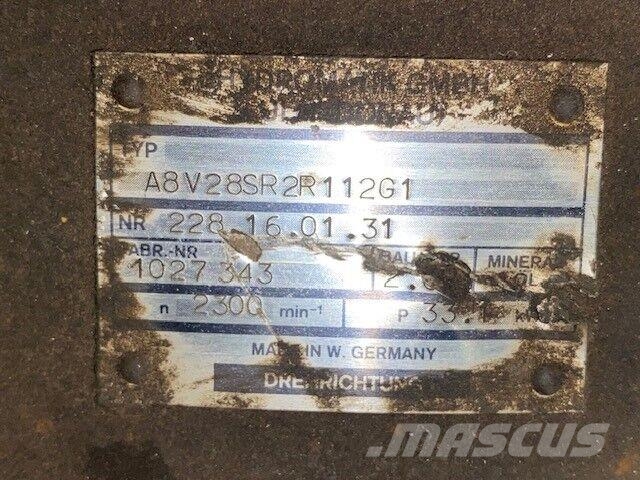 Rexroth A8V28 Referencias Compatíveis / Alternative Hydraulics