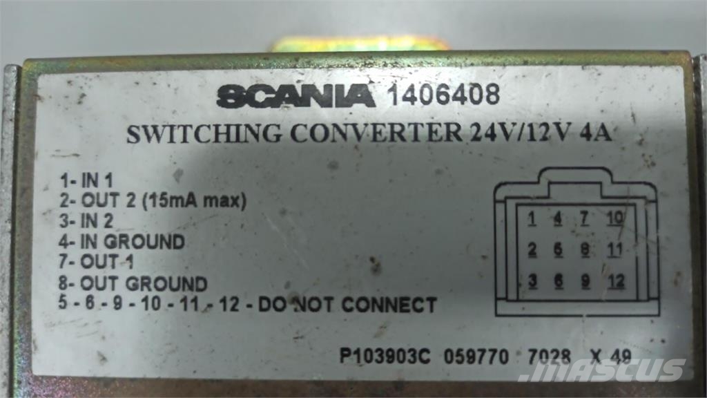Scania F Conversor de Voltagem 12 / 24V Electronics