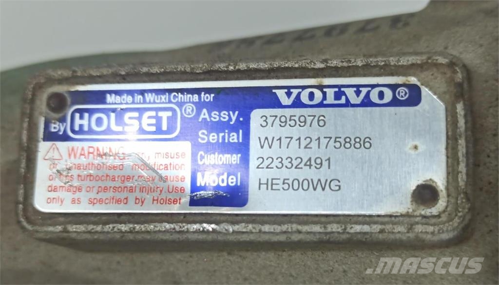 Volvo D11 Turbocompressor HE500WG 发动机