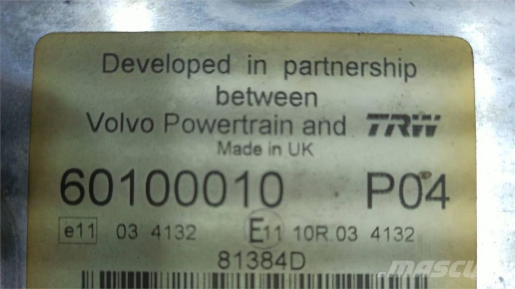 Volvo DE Unidade de Controlo Motor Volvo Elektroonikaseadmed