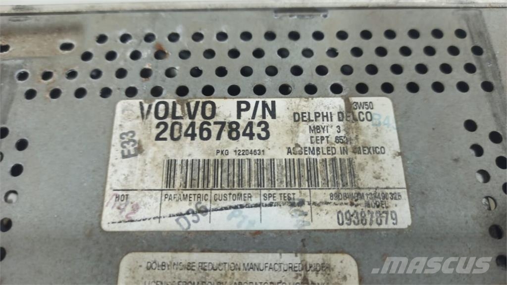 Volvo FH Rádio FH;FM Elektroonikaseadmed