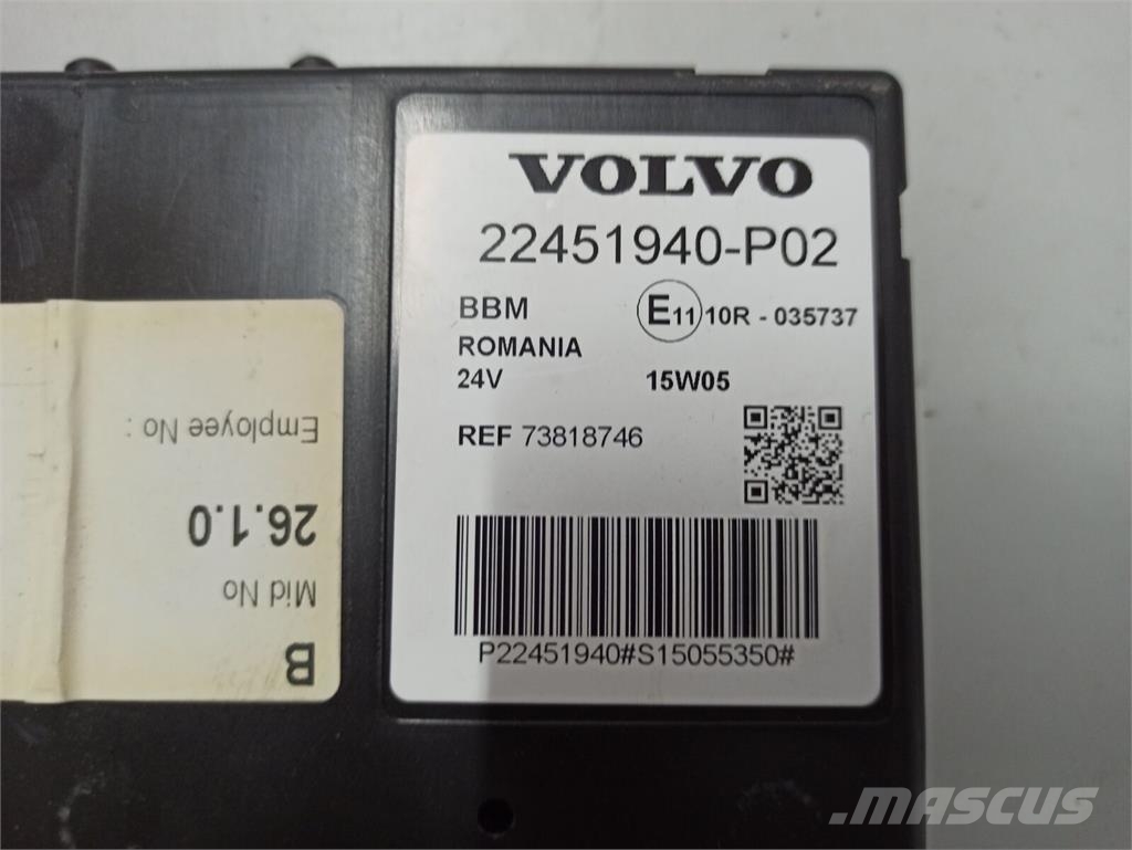 Volvo FH4 Unidade de Controlo BBM Elektronik