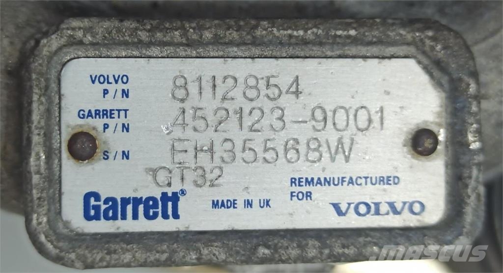 Volvo FL6 / D6 Turbocompressor GT32 Volvo D6A 发动机