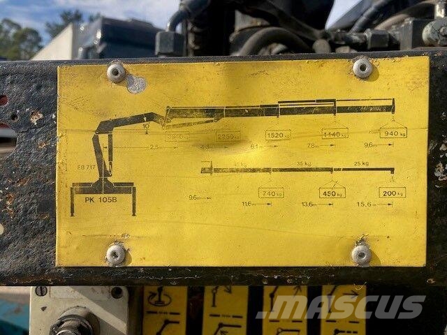 Volvo FLL FL7 II / FE7 4X2 Caixa Aberta com Grua e Coman Вантажівки-платформи/бокове розвантаження