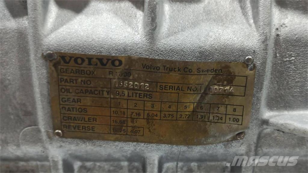 Volvo R1000 Cárter da Caixa de Velocidades Växellådor