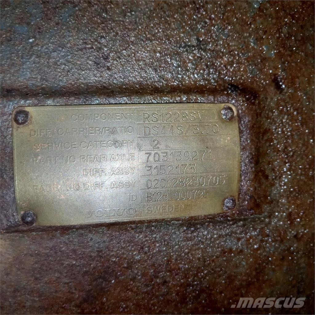 Volvo RS1228SV Diferencial R . 3 Käigukastid