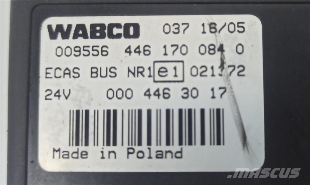 Wabco Evobus Comando de Controlo da Suspensão ECAS Elektronika